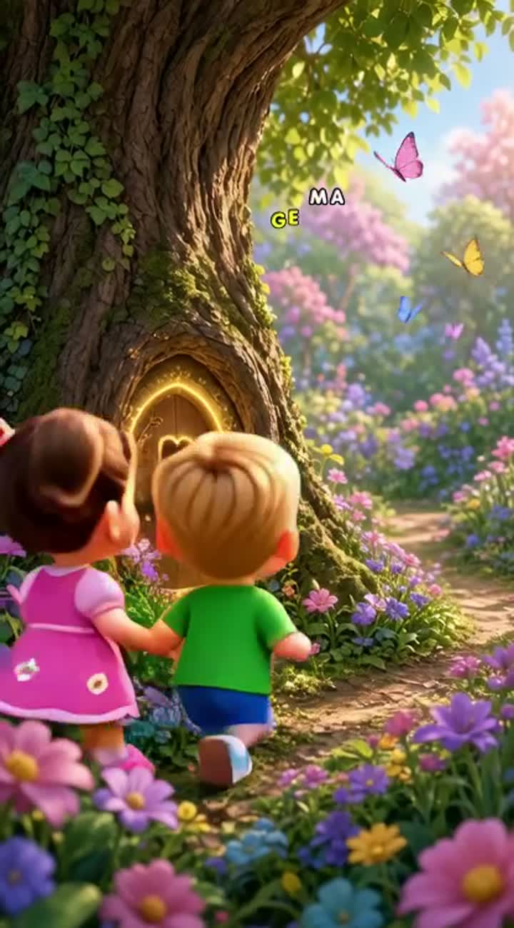 Cute 3D animated children's story — AI cartoon