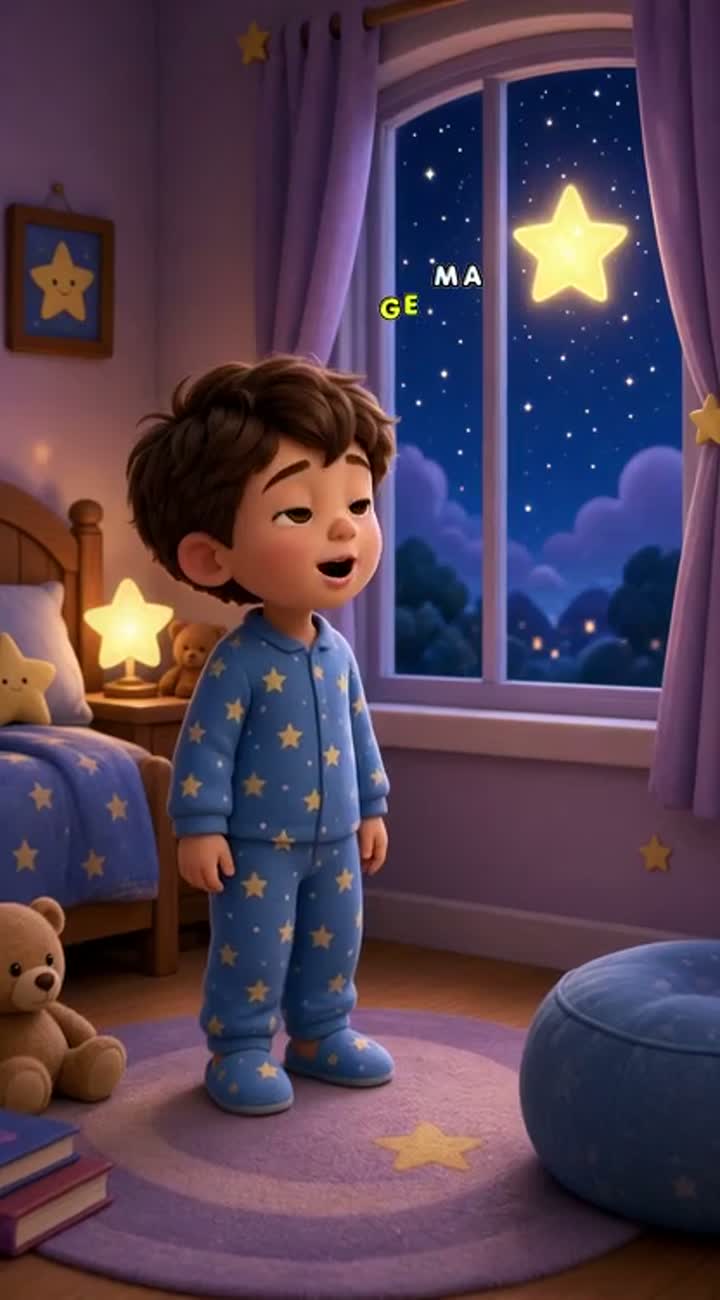 Animated nursery rhyme video for preschool children based… — AI cartoon