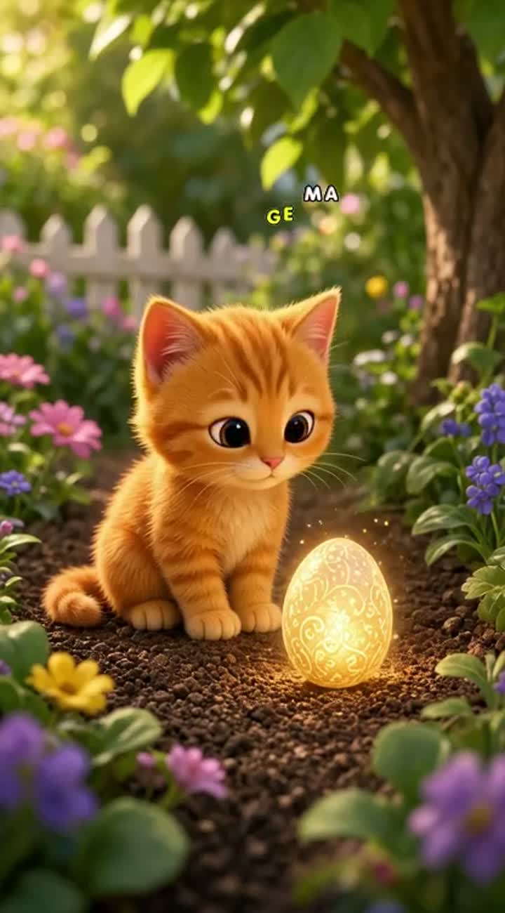 Erstelle ein langes, niedliches 3D-Animationsvideo für Kinder… — AI cartoon
