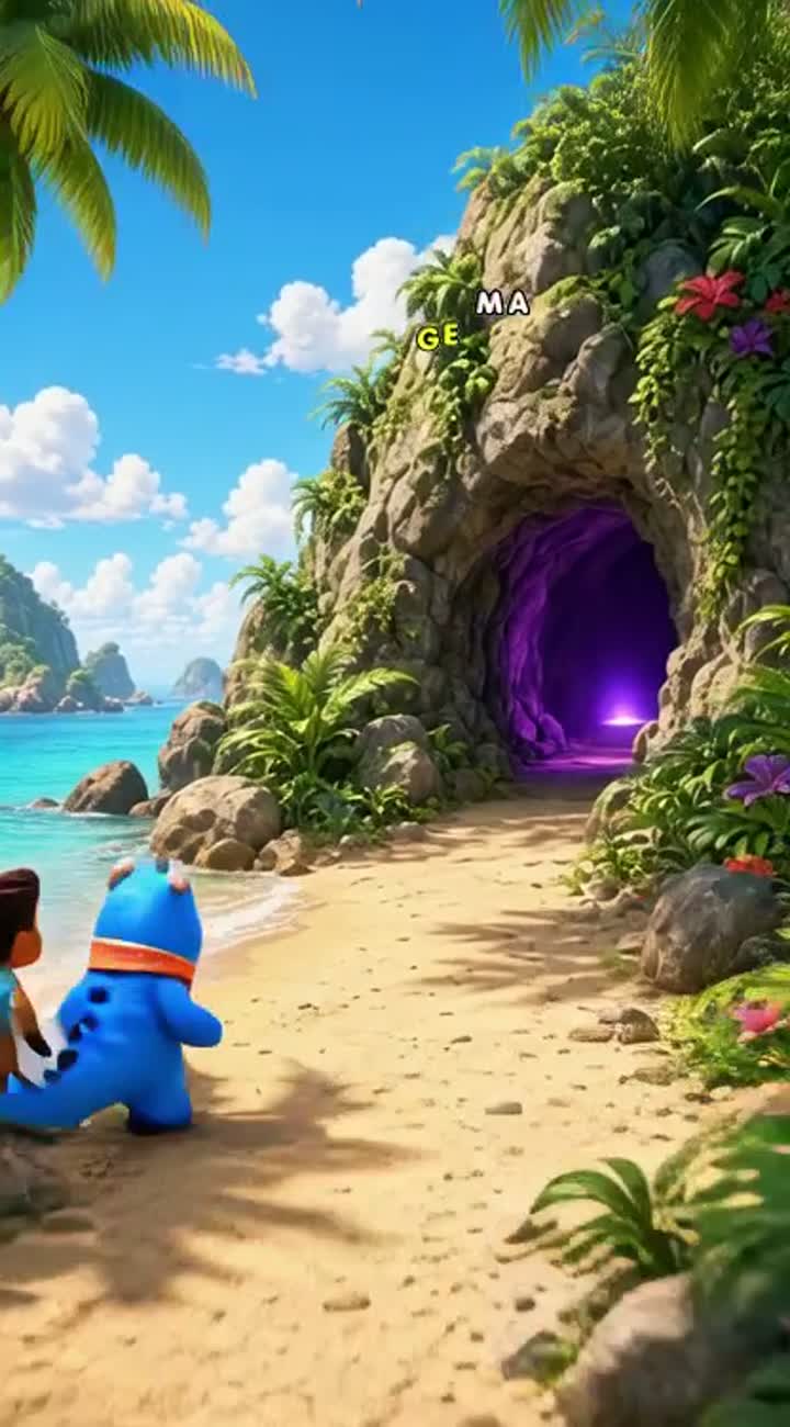 3D animated cartoon short film, approximately featuring two young… — AI cartoon