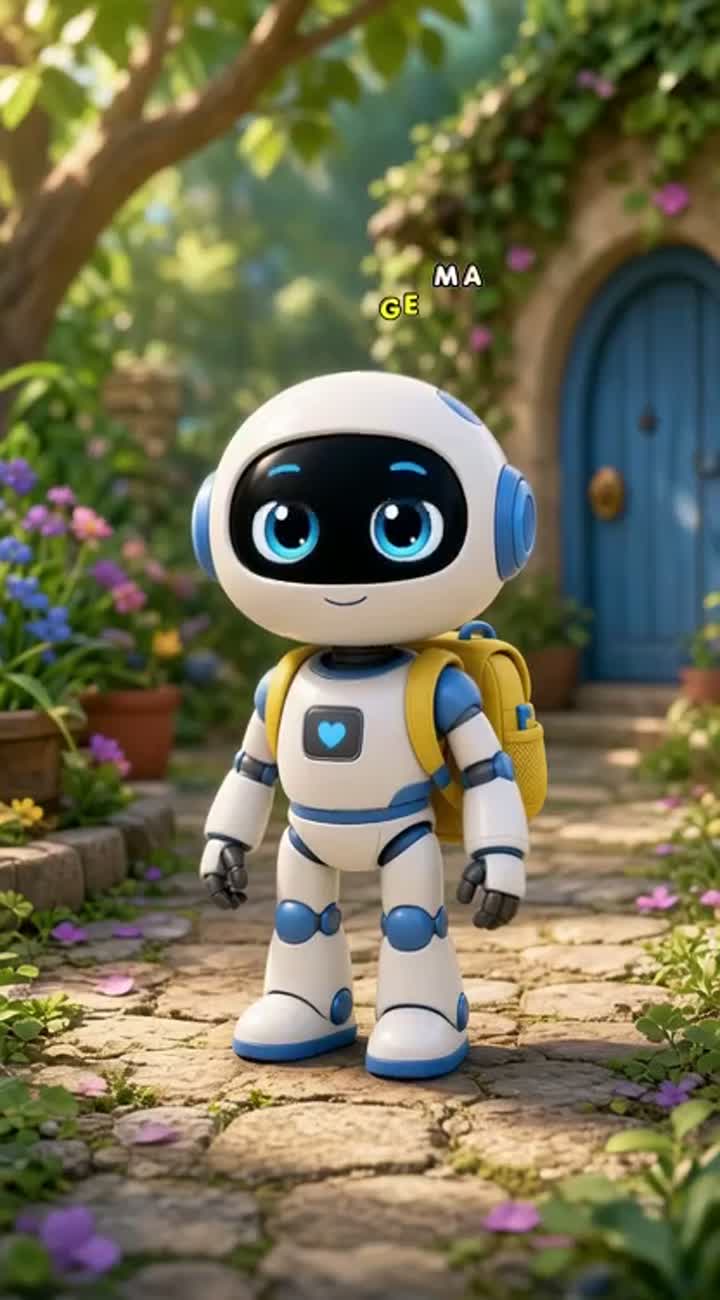 A vibrant, colorful cartoon with smooth, fluid animation… — AI cartoon