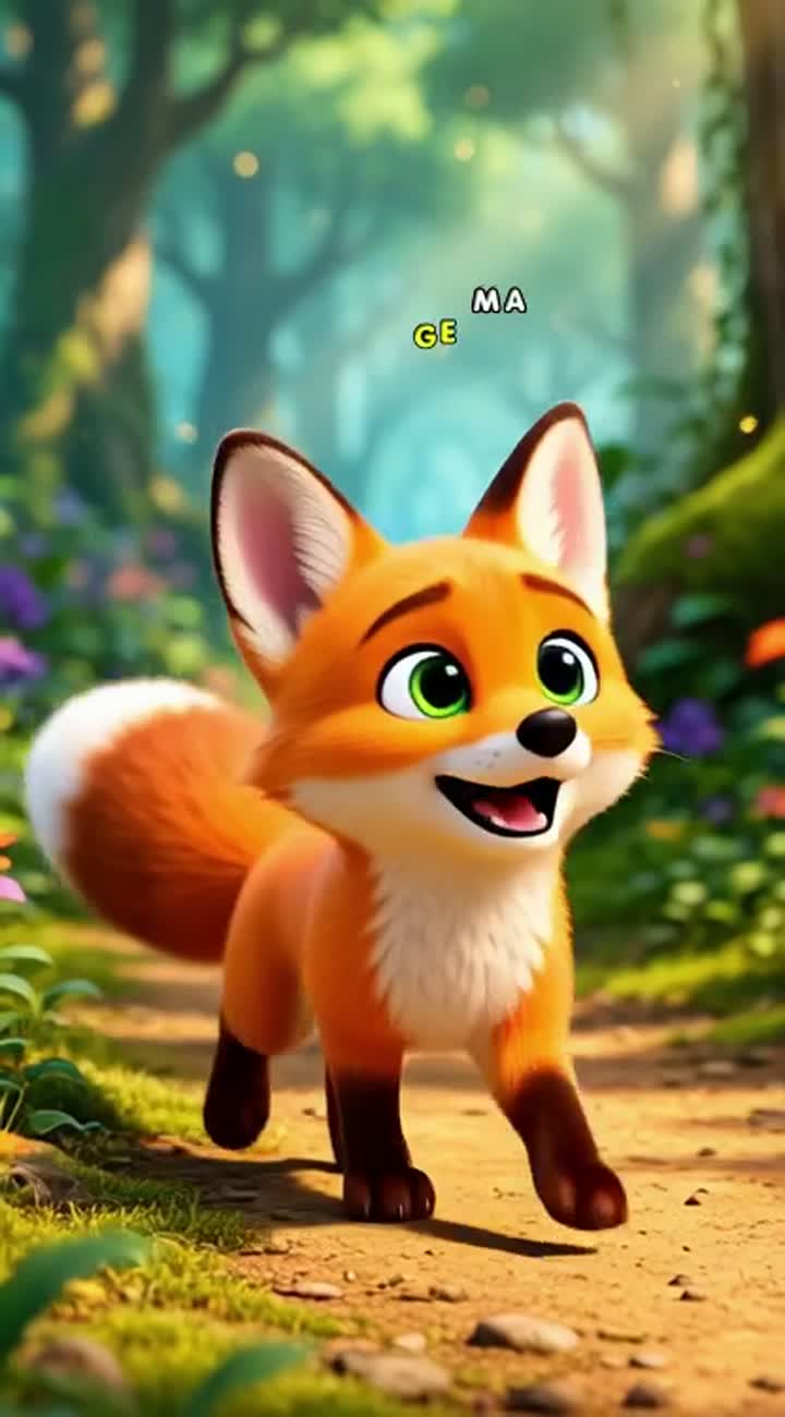 Colorful 3D cartoon for children — AI cartoon