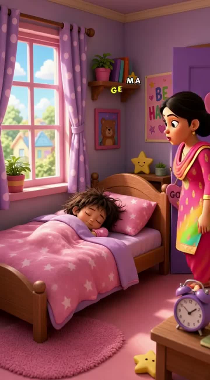 Cute 3D cartoon comedy video in vertical 9:16 format — AI cartoon