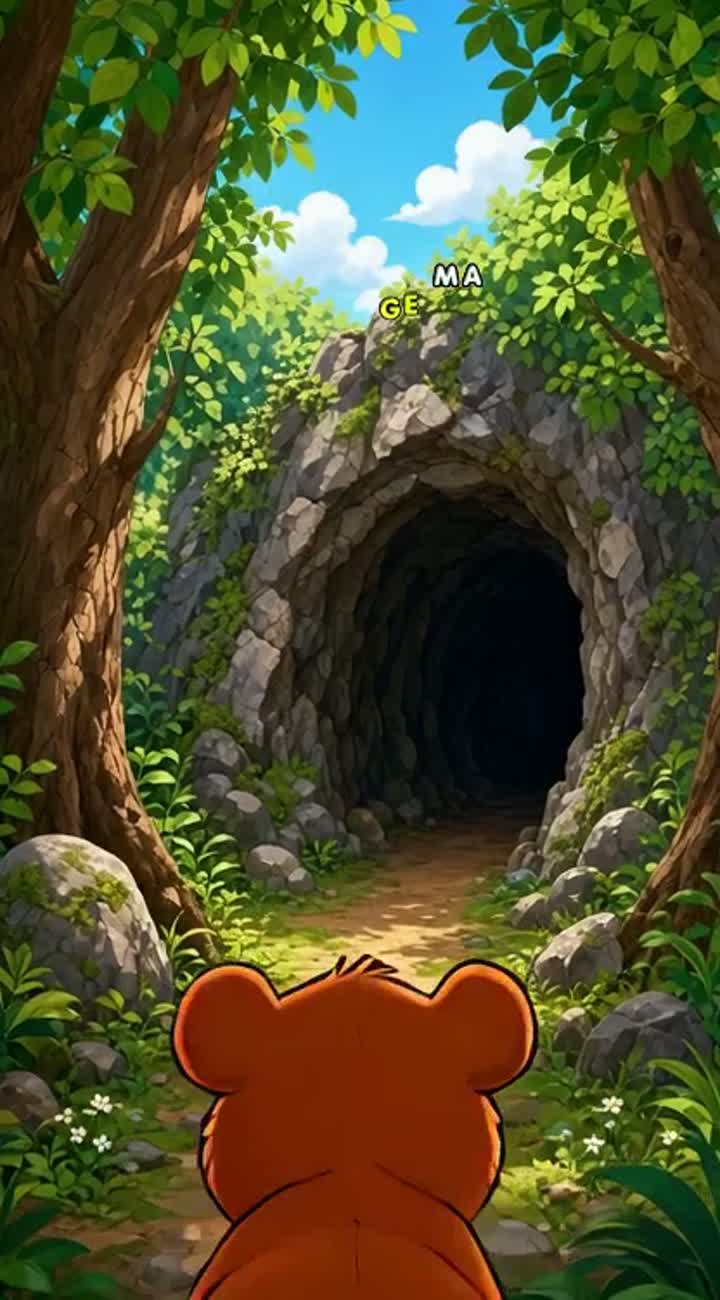 Once upon a time, there was a curious little bear named Benny — AI cartoon