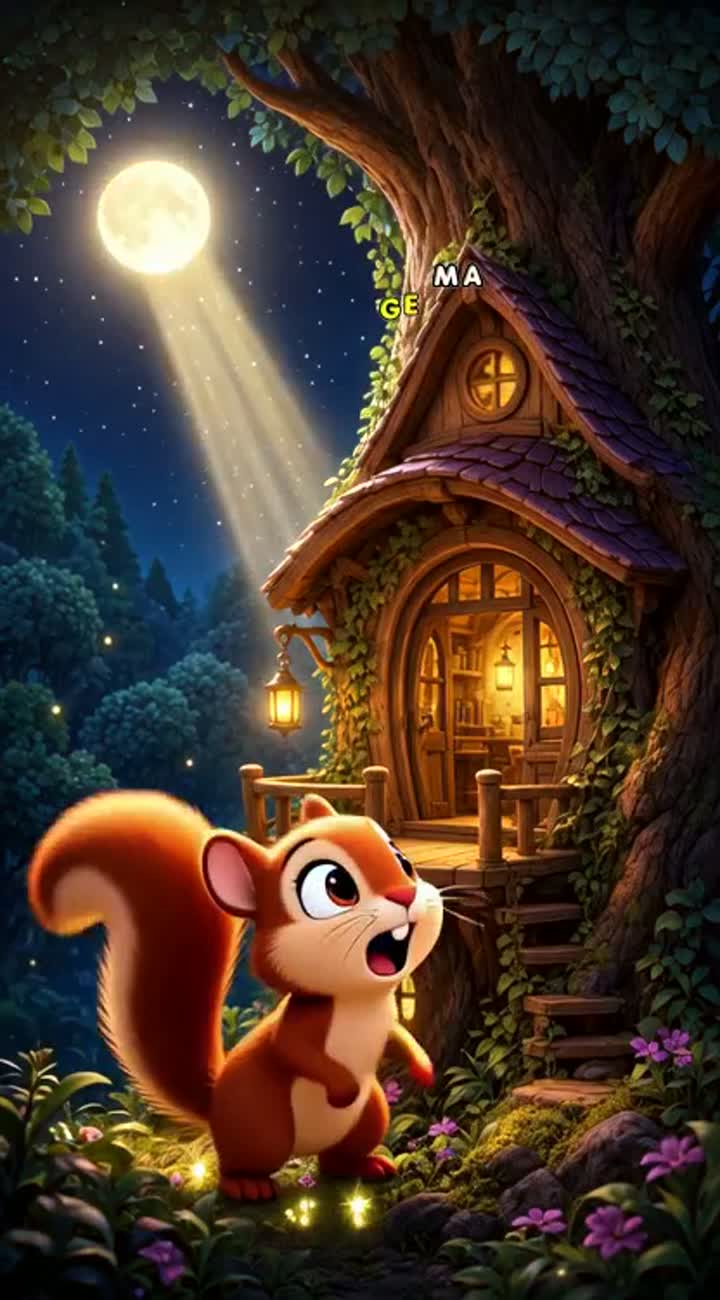 Genre: Cute + funny + magical — AI cartoon
