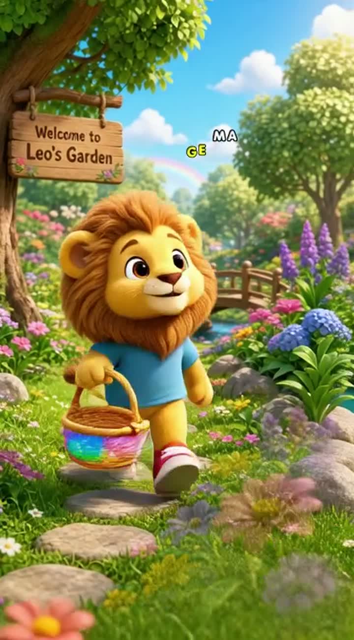 Leo's Magical Counting Adventure: Learn Numbers 1 to 10 — AI cartoon
