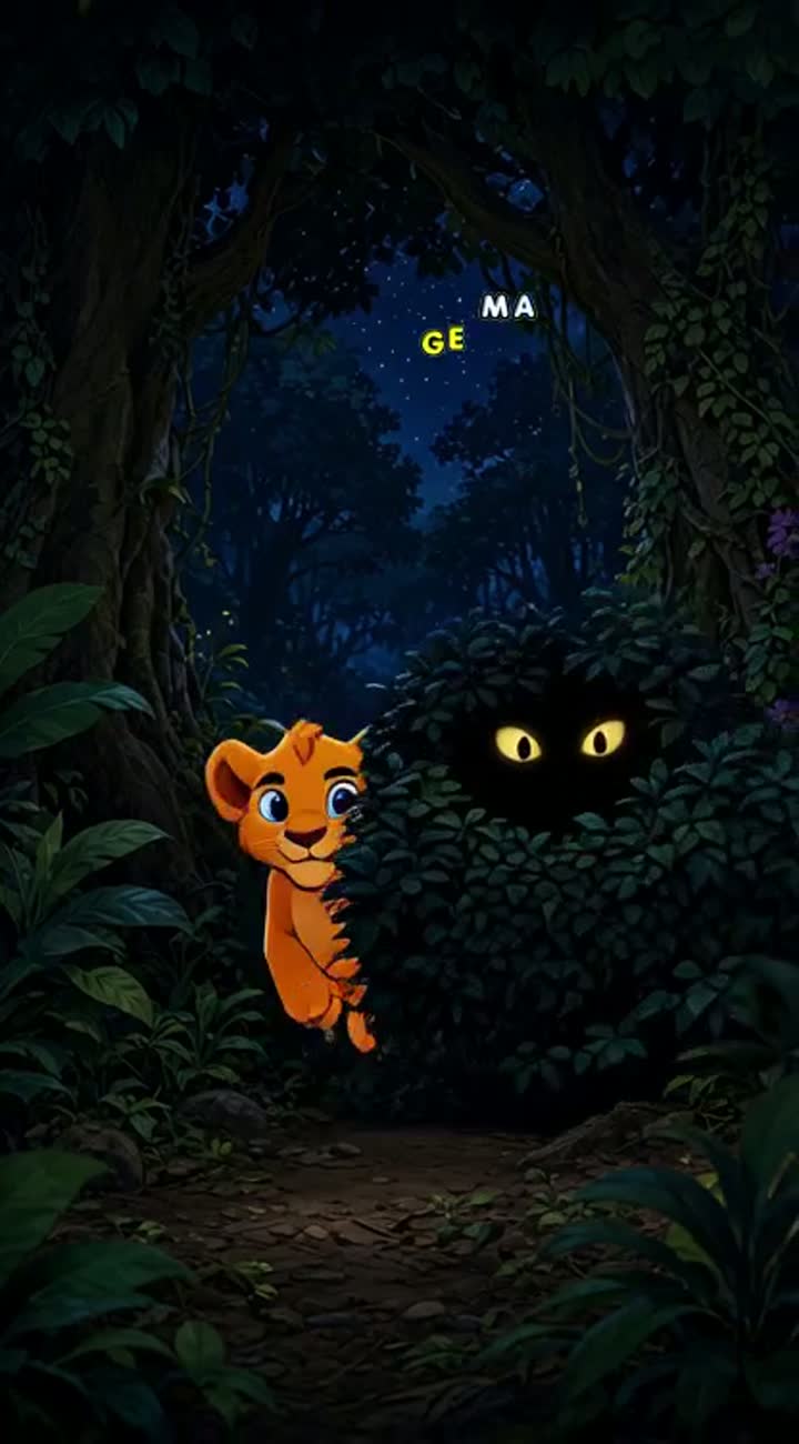 GEORGE Y ZAMI: EL RUGIDO DEL MONSTRUO MISTERIOSO — AI cartoon