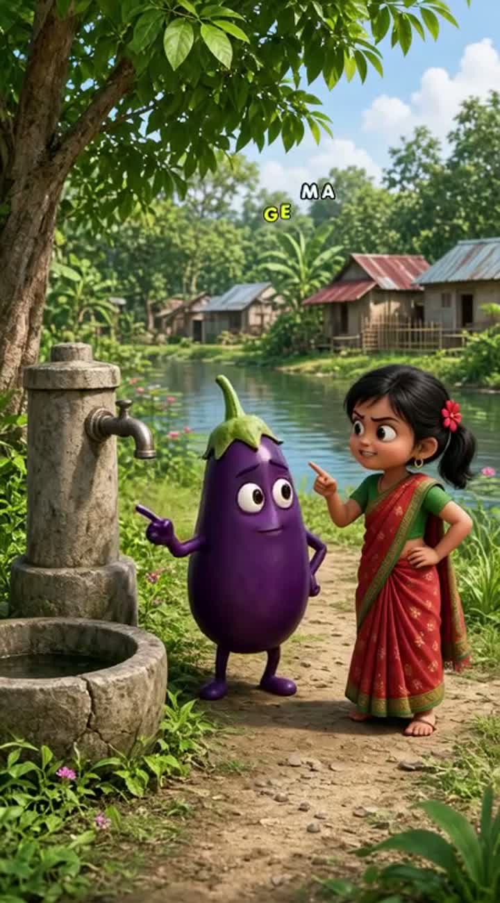 Vibrant 3D cartoon with bright, beautiful colours and smooth… — AI cartoon
