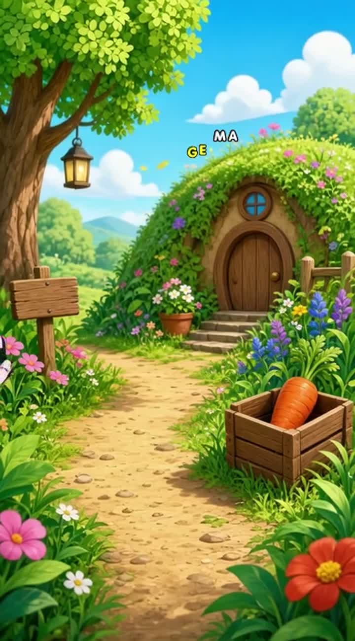 A vibrant, colourful animated cartoon for children… — AI cartoon