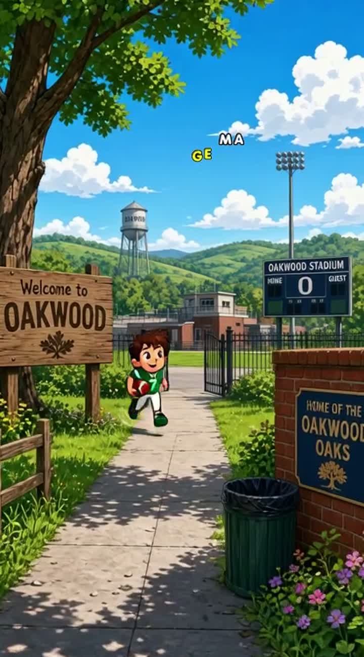 Adventure and comedy about a boy named Tripp who plays football… — AI cartoon