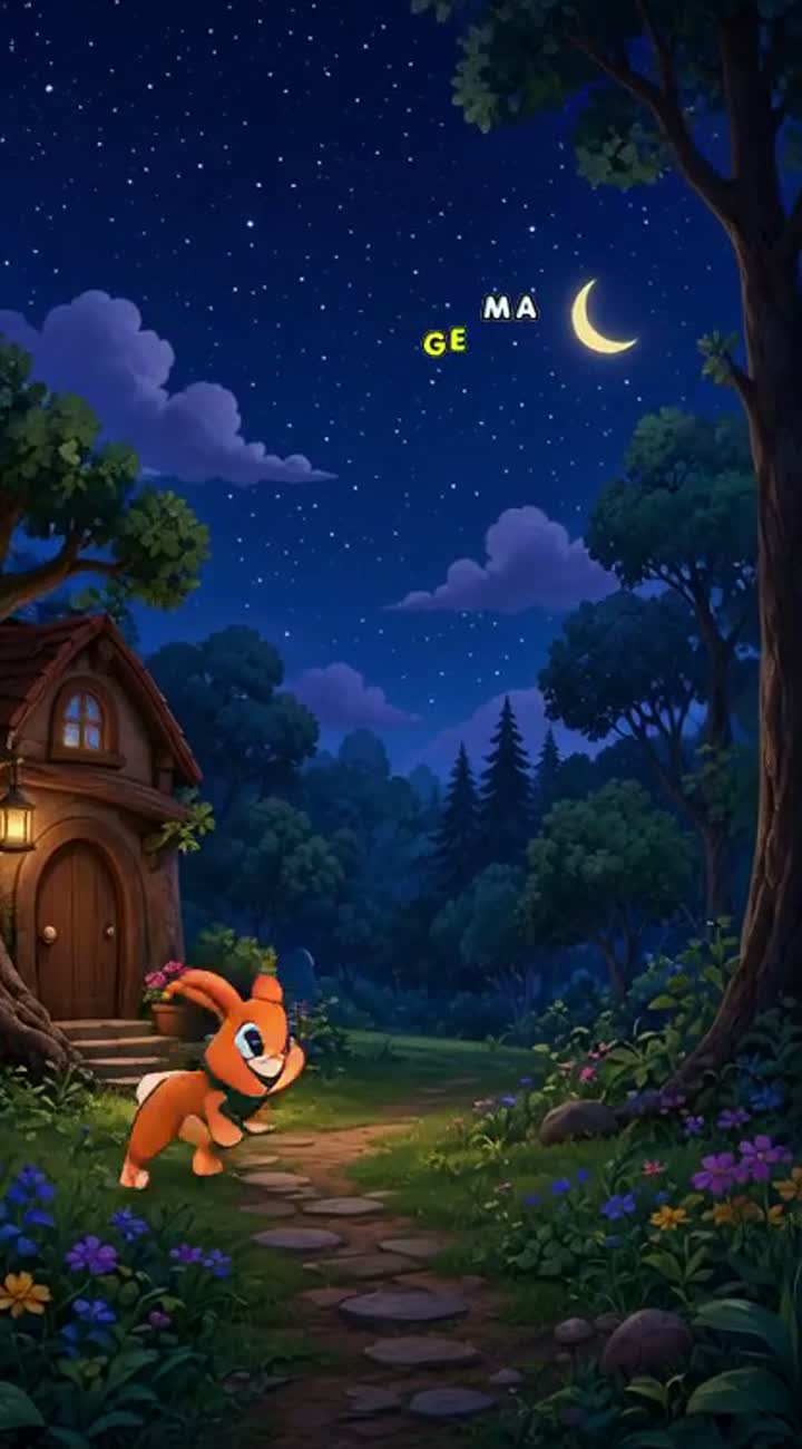Benny Bunny and the Missing Star — AI cartoon