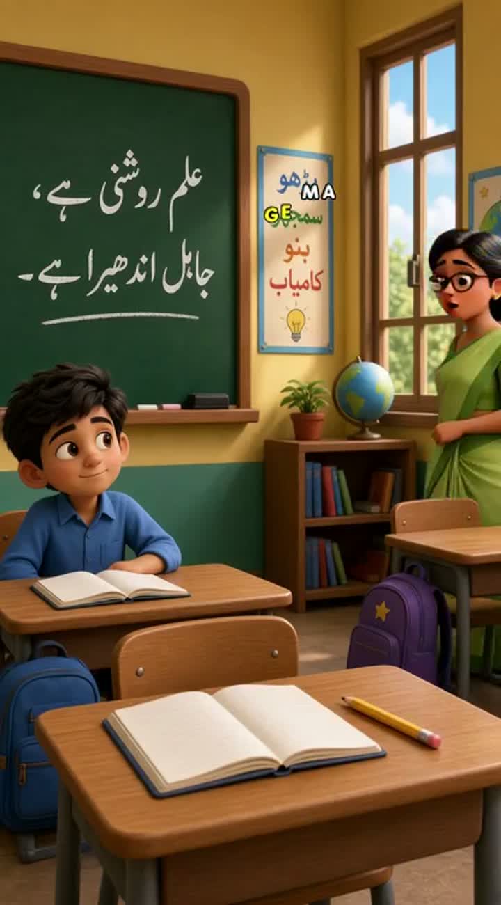 Mujhe urdu cartoonvedio do — AI cartoon