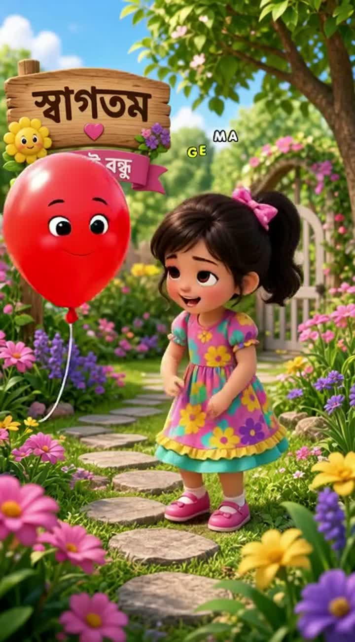 A shy roCreate a cute colorful 3D cartoon for children aged 3-4 — AI cartoon