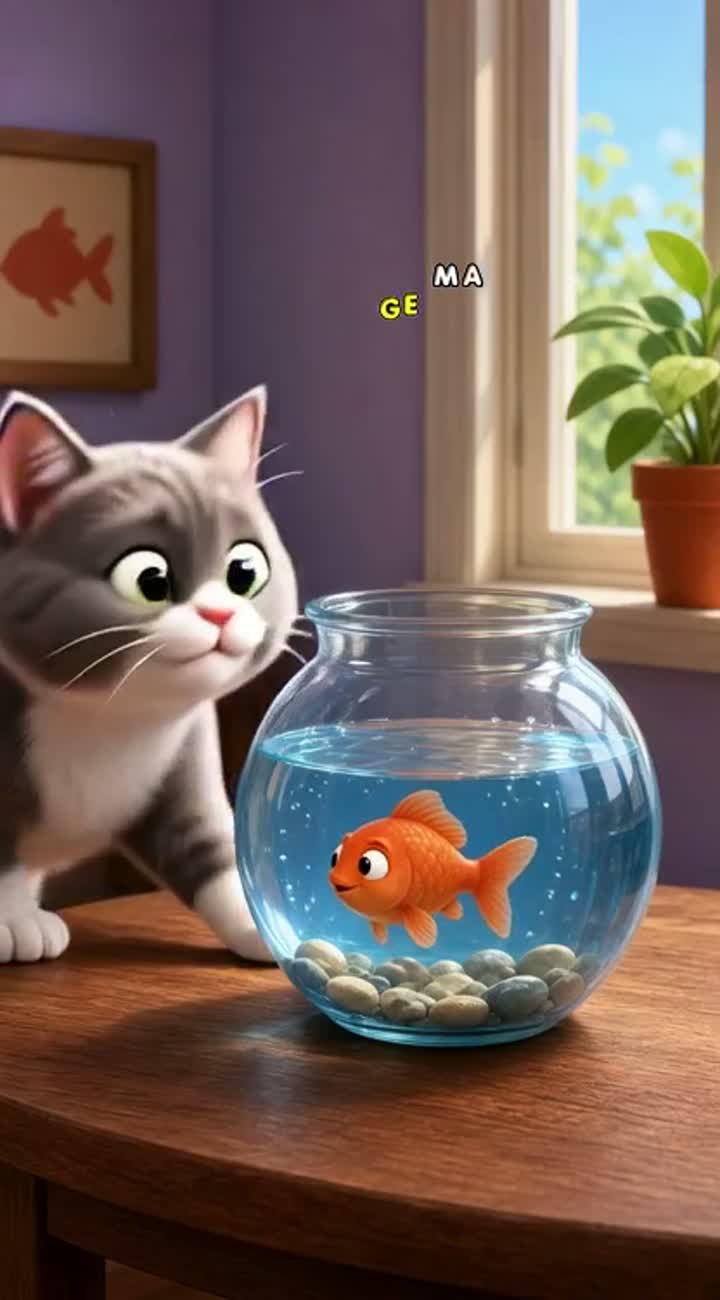 The Smartest Fish Ever! — AI cartoon