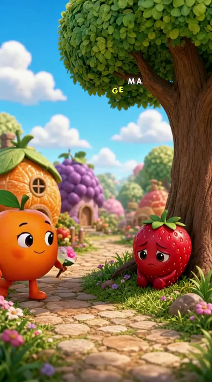 Short vertical cartoon story for Facebook Reels — AI cartoon