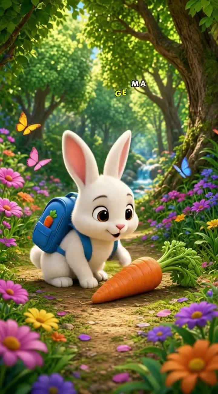 Crea un video animado infantil en 3D, estilo película familiar… — AI cartoon