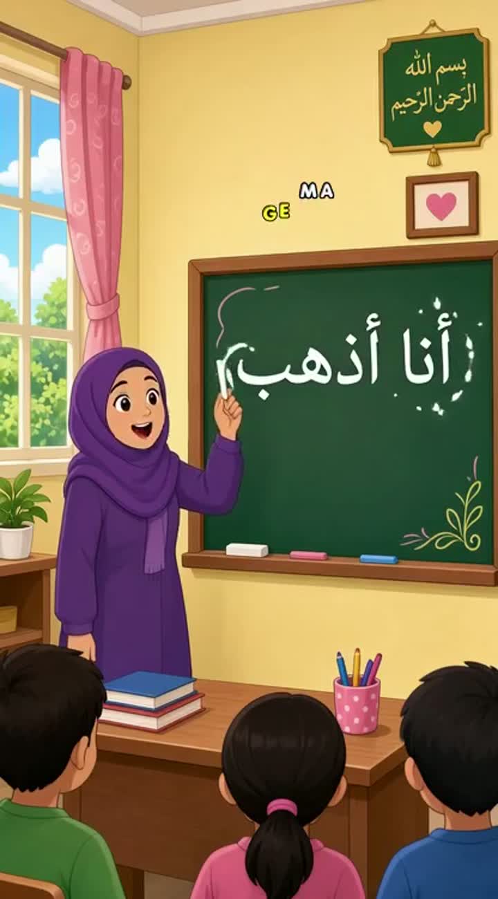 Ana aroho = ami jab — AI cartoon
