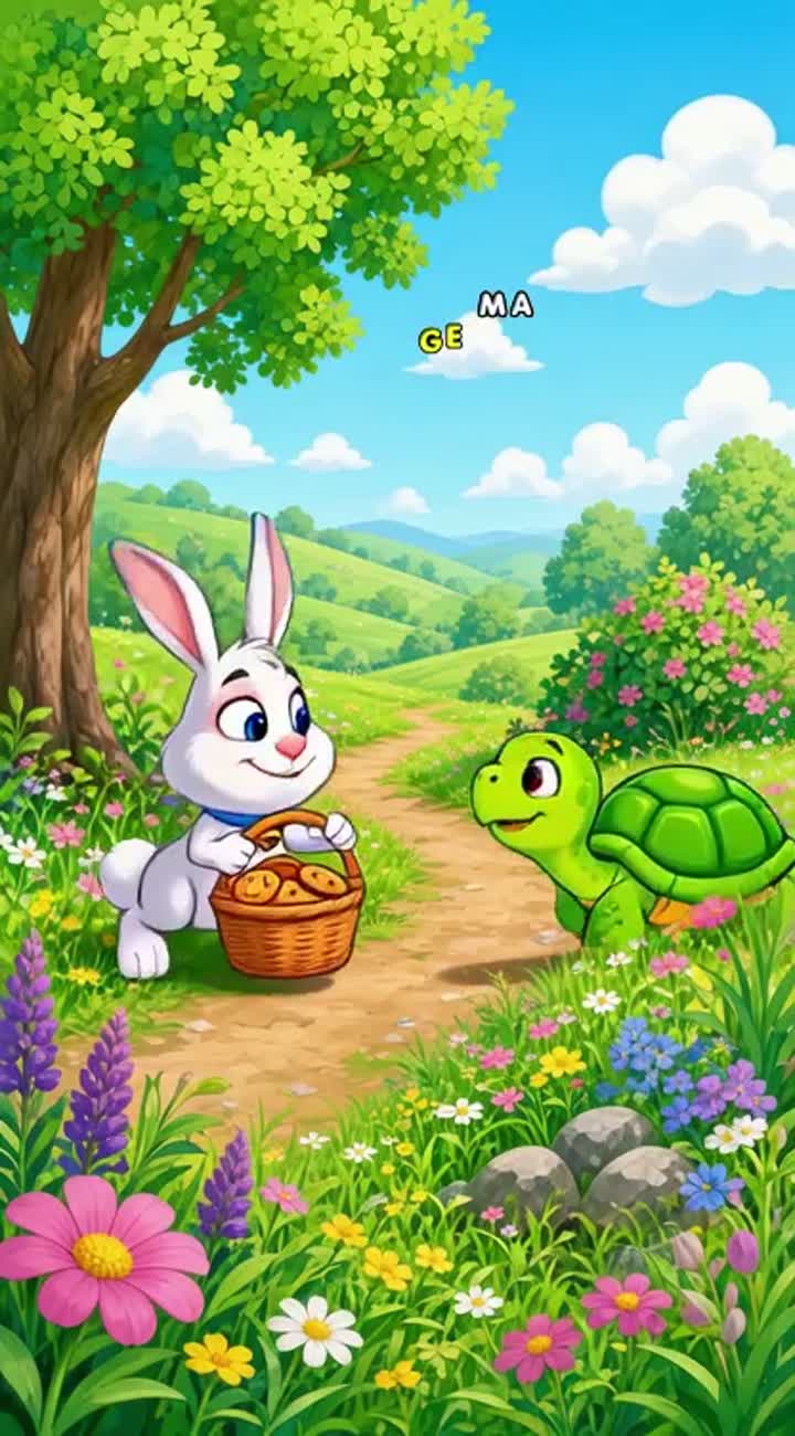The Little Bunny Who Didn't Want to Share — AI cartoon
