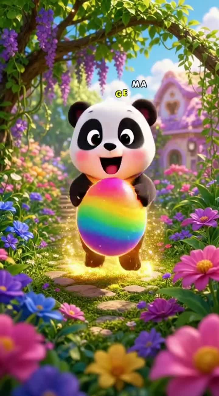 The Baby Panda's Magical Adventure — AI cartoon
