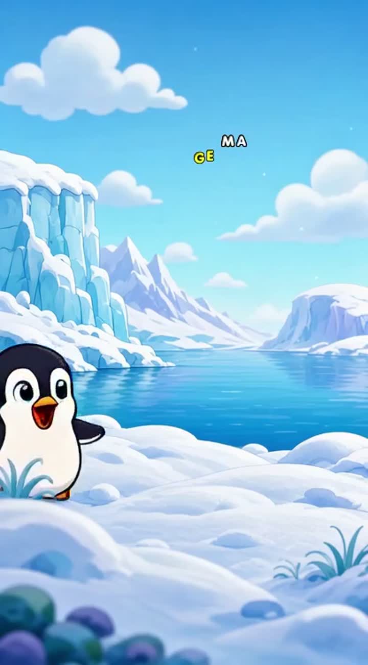 Wobble Penguin: The Penguin Who Couldn't Stop Wobbling! — AI cartoon