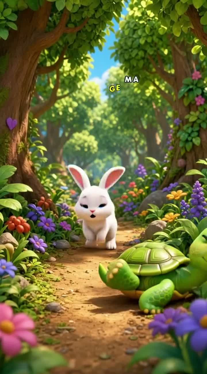 Cute 3D animated children's cartoon — AI cartoon