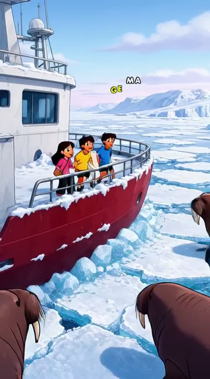 Lily is a kind, calm, intelligent, brave ten-year-old girl… — AI cartoon