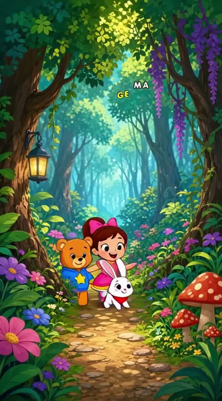 A colorful 2D animated children's cartoon called Tito & Luna… — AI cartoon