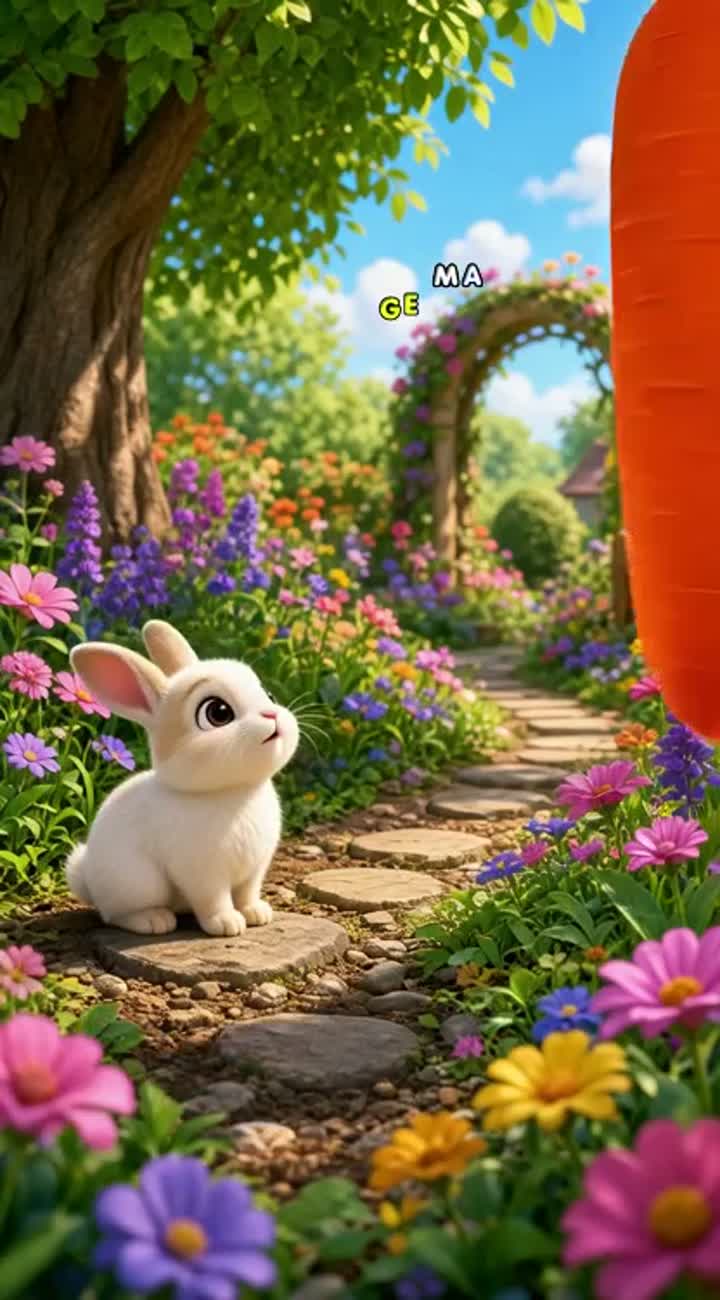 Vertical 3D animated cartoon for kids — AI cartoon