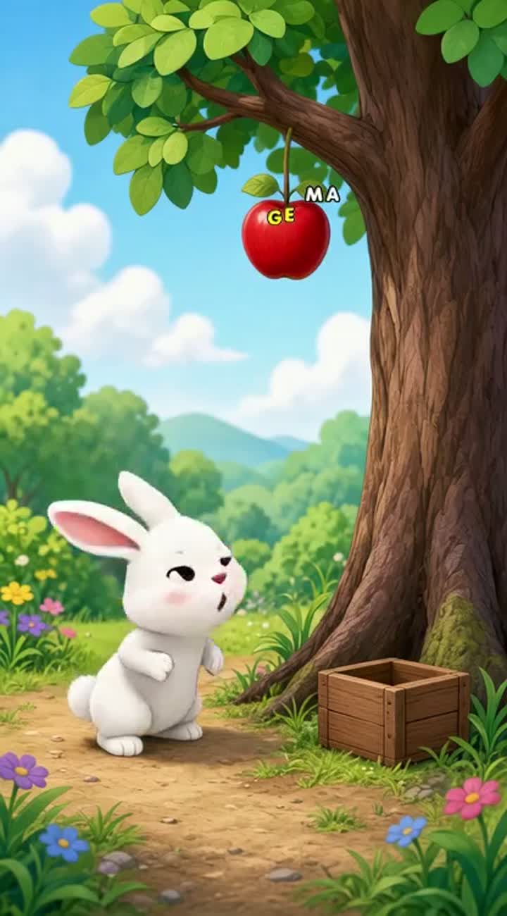 The Little Rabbit Who Never Gave Up — AI cartoon