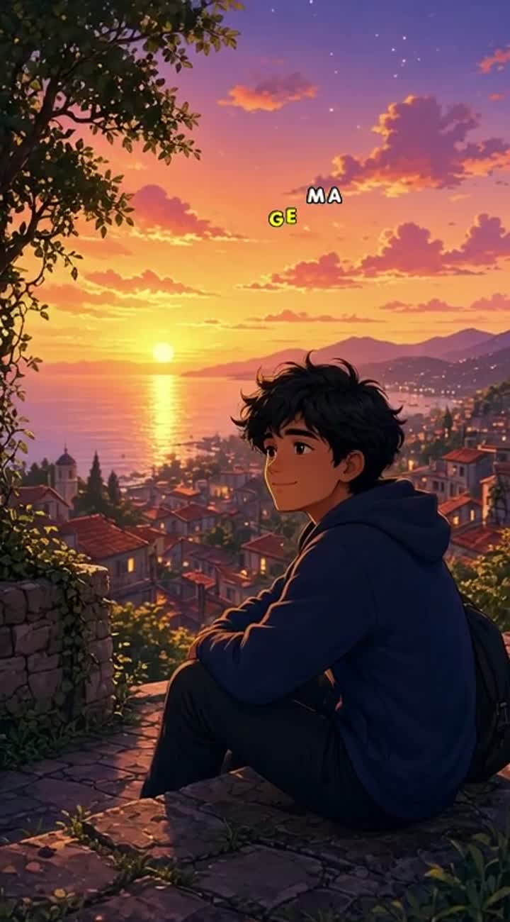 Turn this photo into a cinematic emotional cartoon scene — AI cartoon
