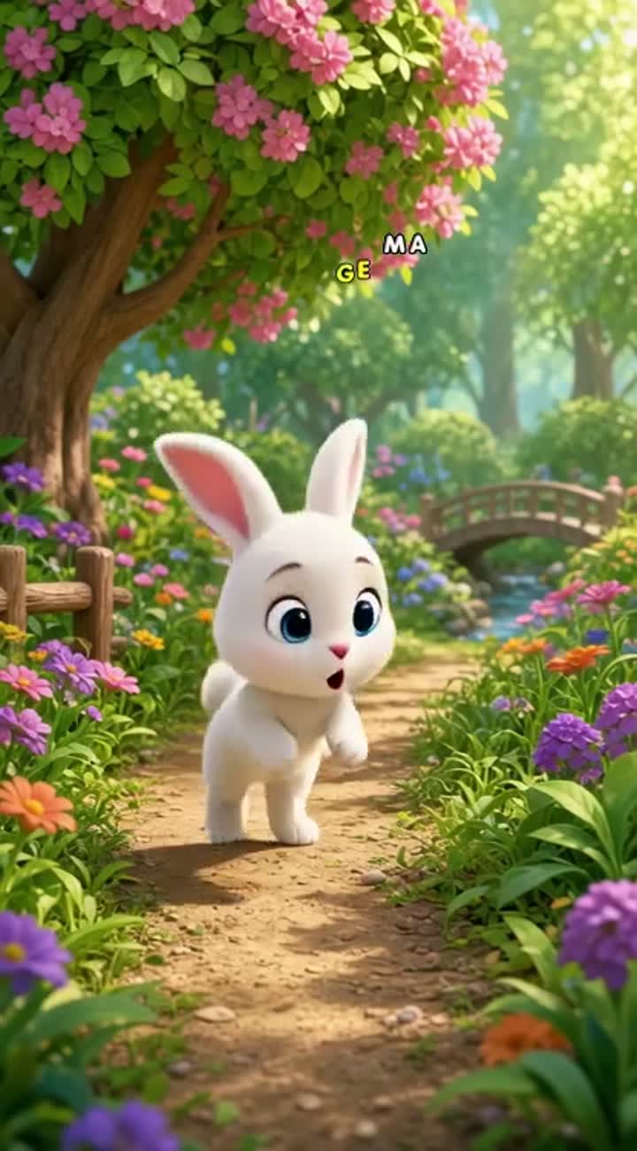 The Little Bunny and the Magic Carrot — AI cartoon