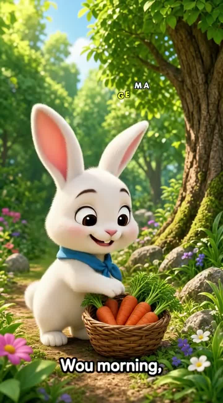 Colorful 3D animated cartoon story for kids titled "The Little… — AI cartoon
