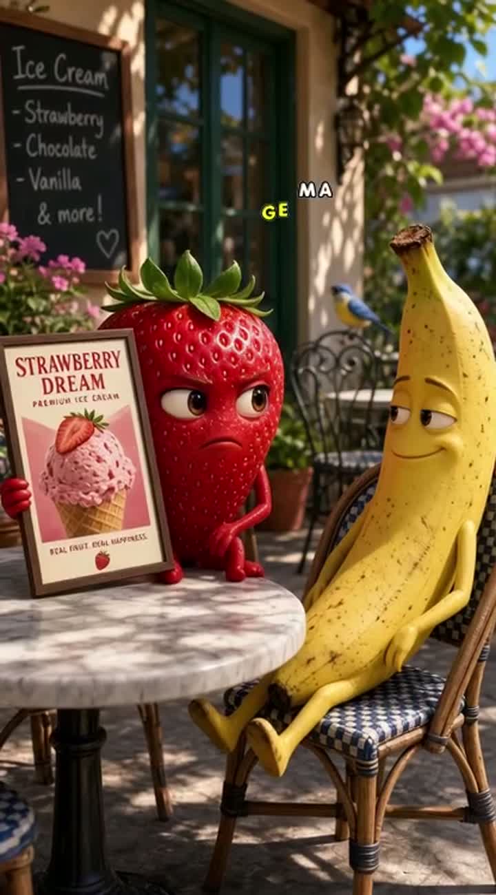 Realistic 3D animated cinematic comedy, 16:9 — AI cartoon