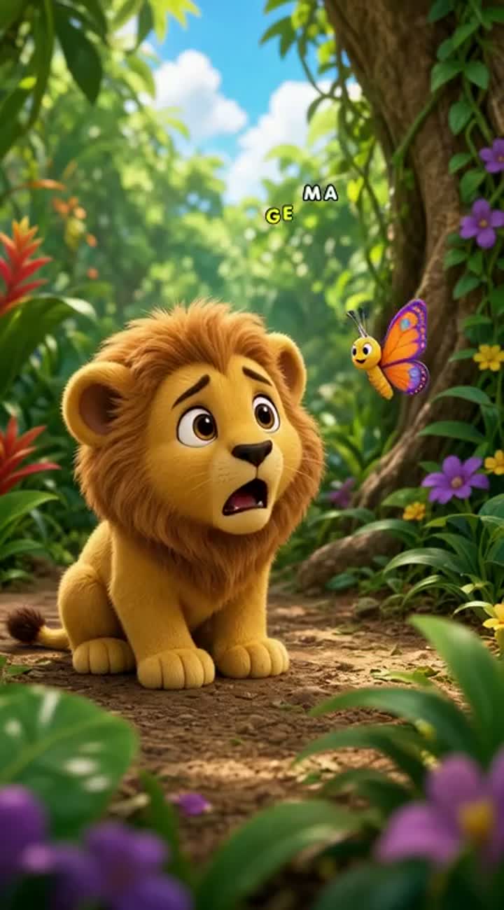 Colorful 3D cartoon for children — AI cartoon