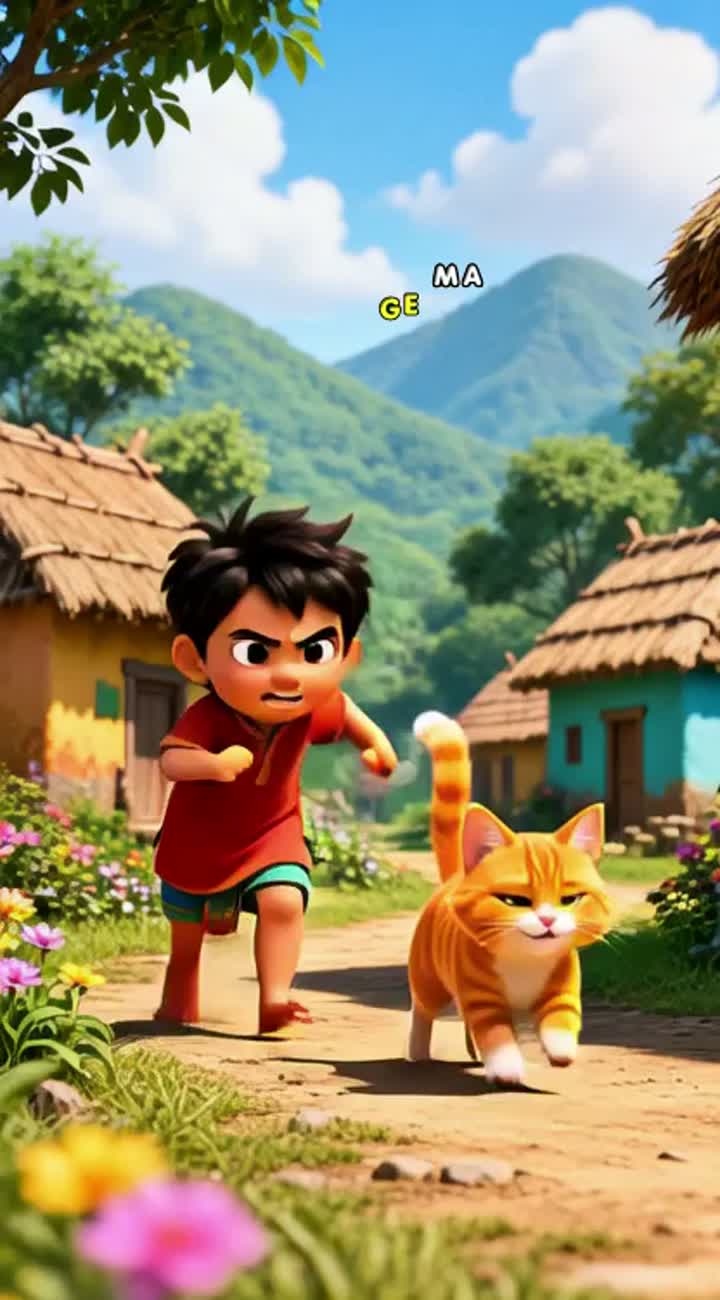 High-quality 3D animated cartoon video with a beautiful colorful… — AI cartoon