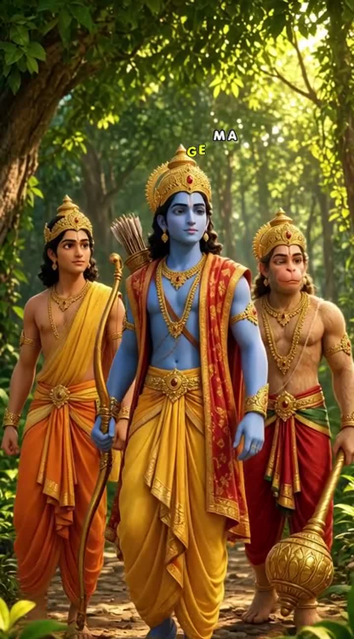 Continue the same 3D Indian mythological cartoon story — AI cartoon