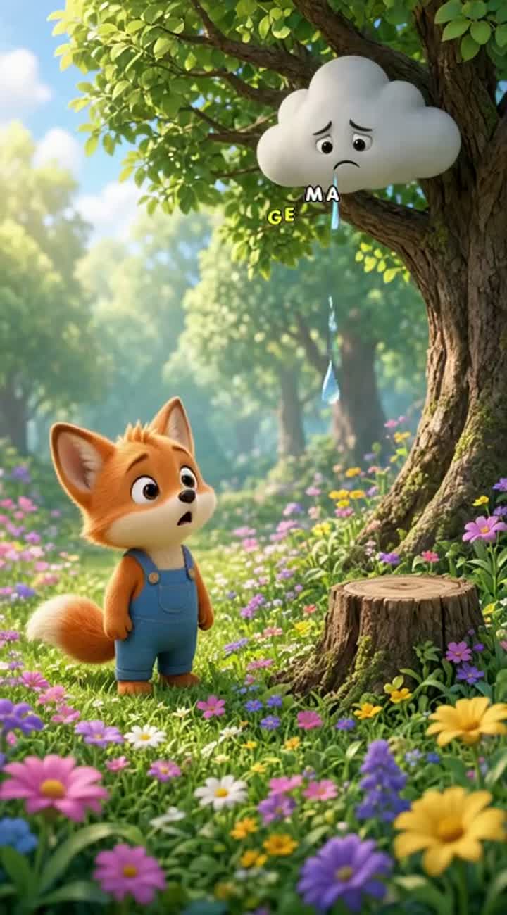 3D animated cartoon in a modern international family-animation… — AI cartoon