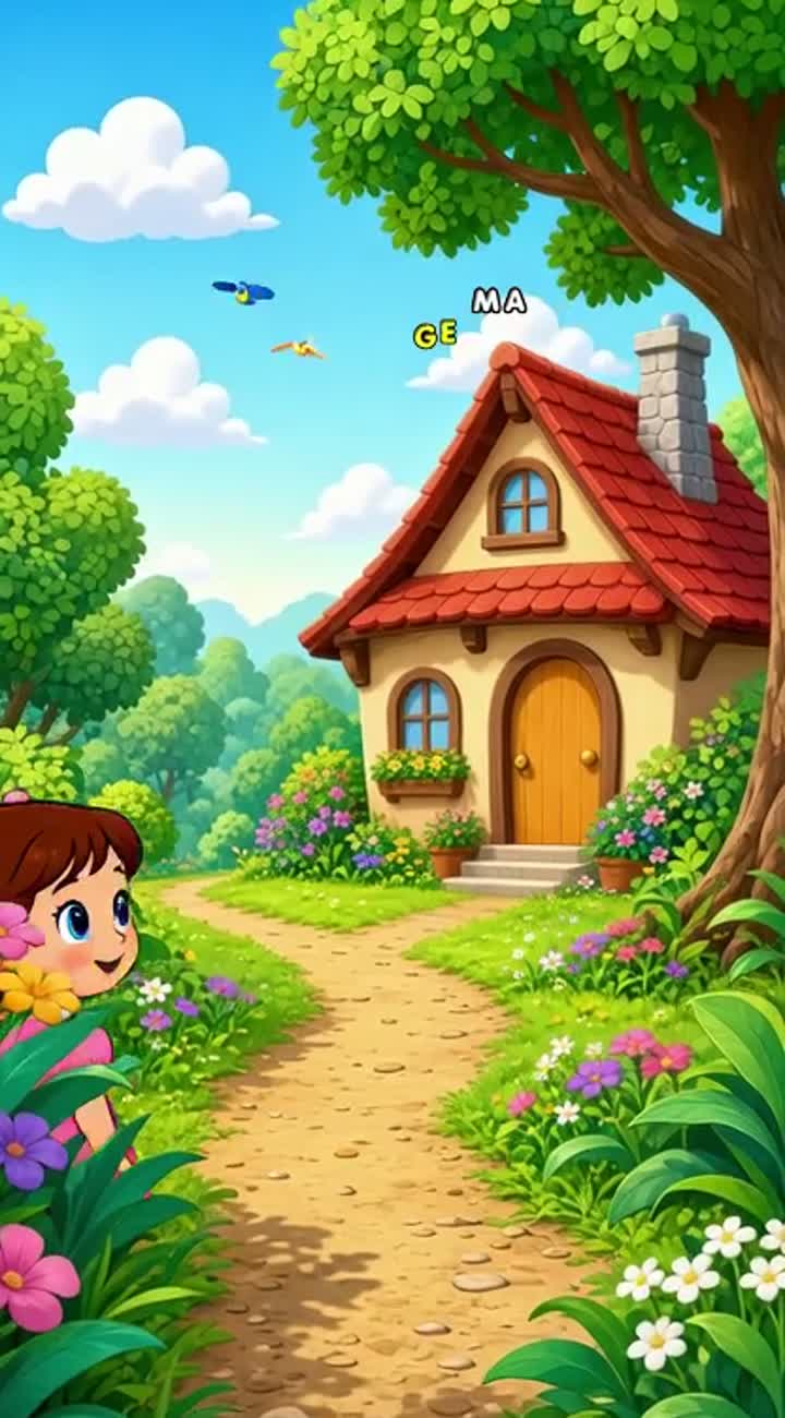 Just a kids educational story Animated cartoon with smooth… — AI cartoon