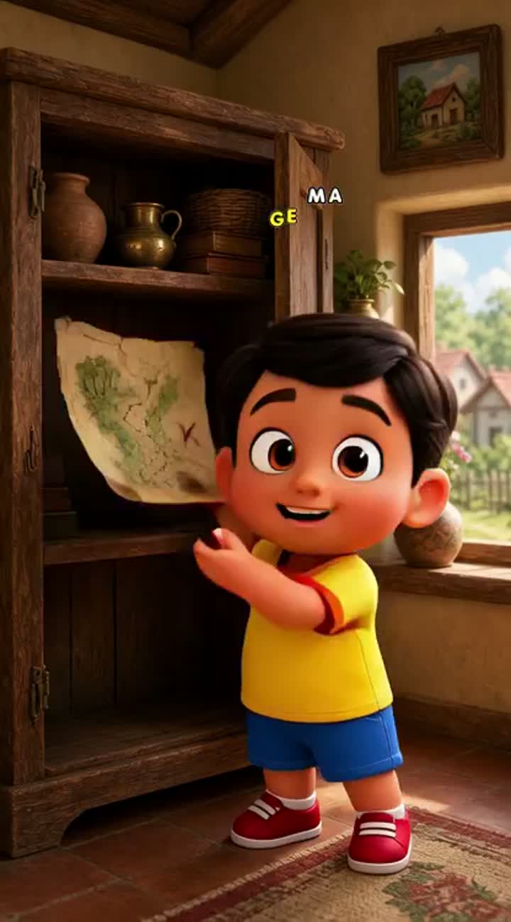 Complete 3D animated Hindi cartoon story for children — AI cartoon