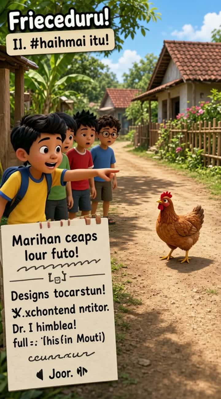 CONTINUE THE STORY DIRECTLY FROM THE PREVIOUS CLIP — AI cartoon