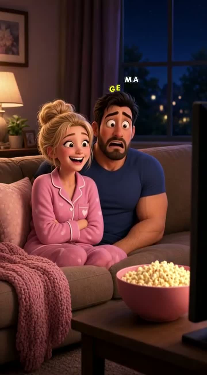 Hilarious premium 3D animated cartoon, with beautiful cinematic… — AI cartoon