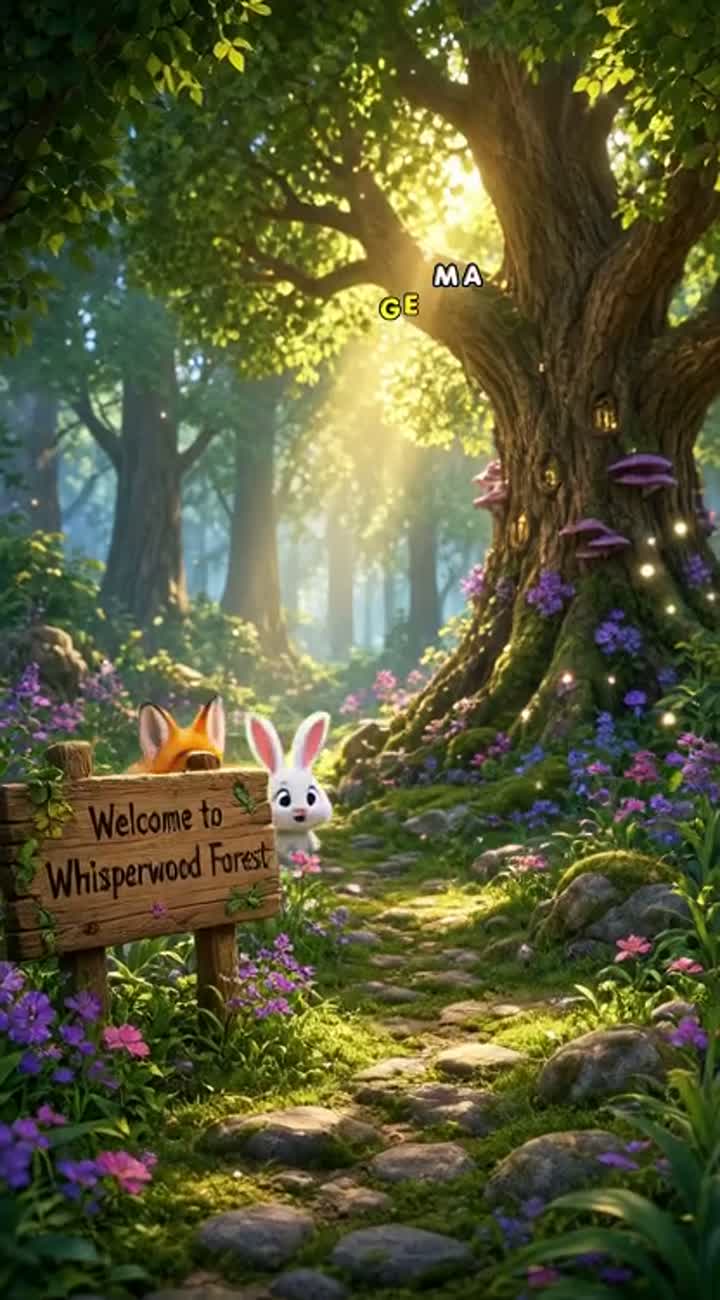 Cute 3D animated children's cartoon about Benny… — AI cartoon