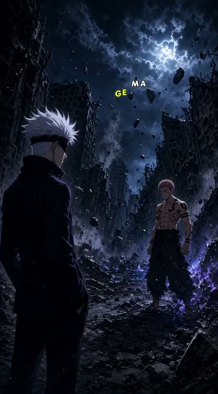 High-quality cinematic anime fight scene inspired by the visual… — AI cartoon
