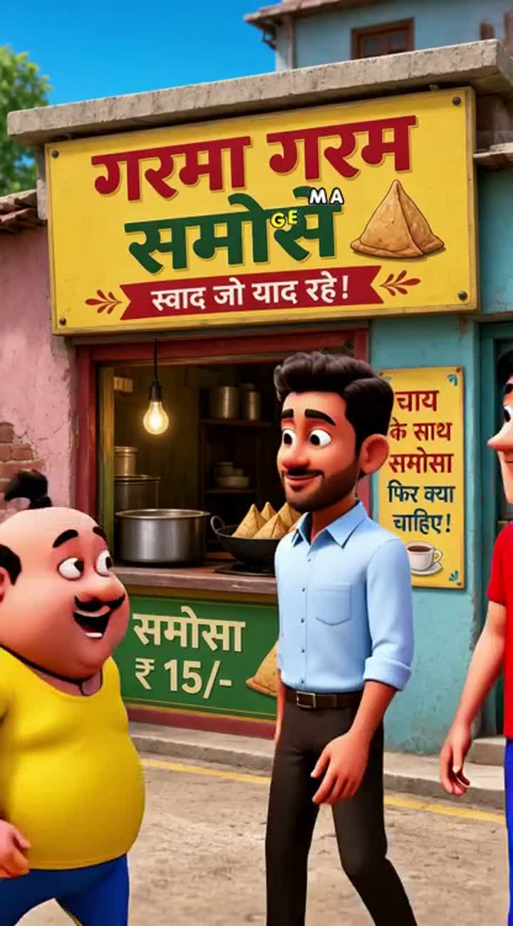 Vertical 9:16 funny 3D cartoon video — AI cartoon