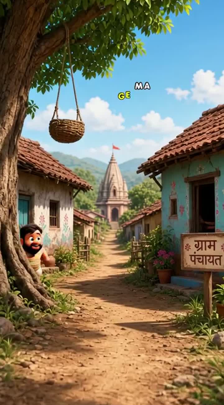 Funny 3D cartoon video about a short, chubby young man with big… — AI cartoon
