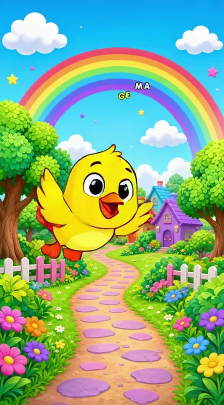 [SCENE 1 - A COLOURFUL WORLD] — AI cartoon