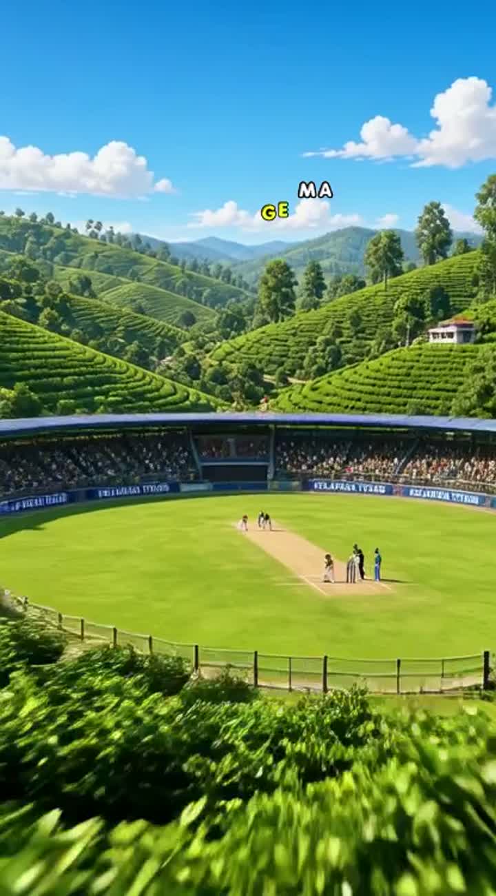 Epic 3D cartoon cricket animation featuring — AI cartoon