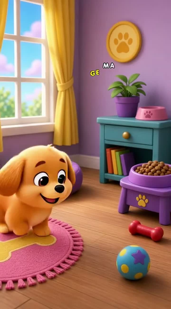 A funny, colorful cartoon for kids ages 5-7 — AI cartoon