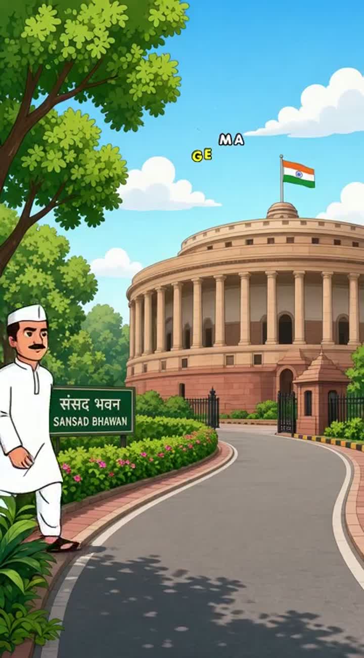 Rahul gandhi Animated cartoon with smooth animation… — AI cartoon