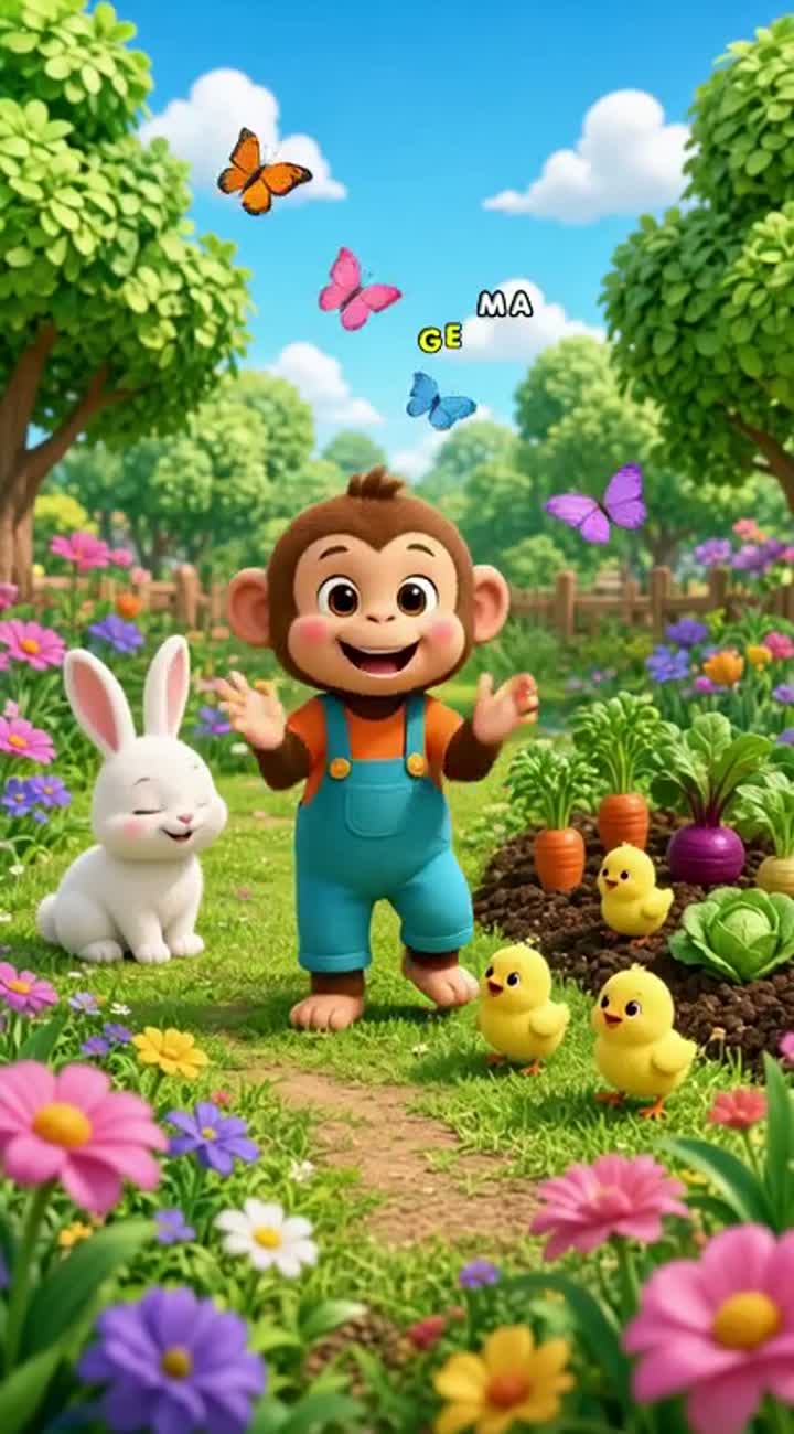 Comptines pour enfants — AI cartoon